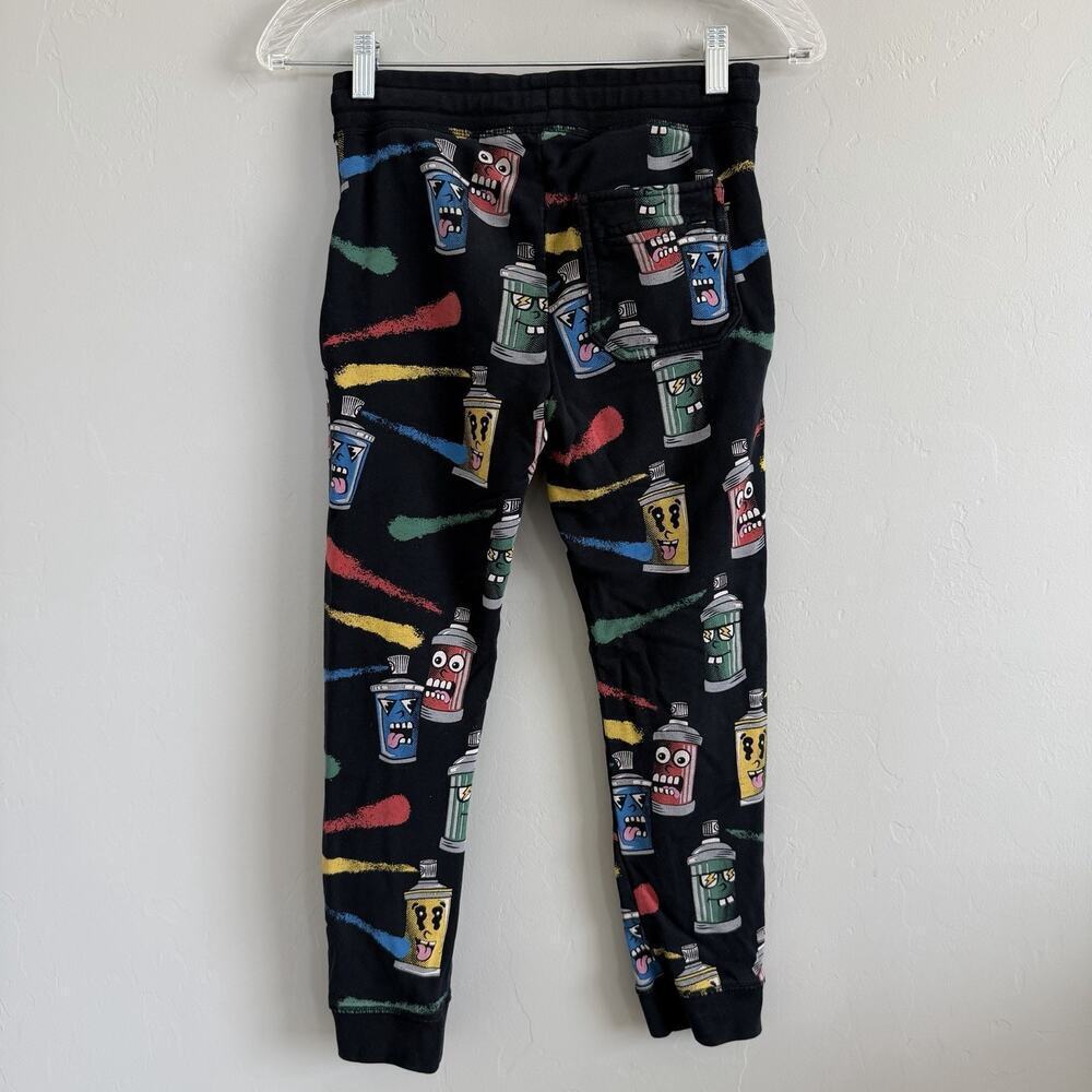 STELLA MCCARTNEY Kids Boy's Cartoon Spray Paint Can Sweatpants Size 10 - Picture 2 of 6